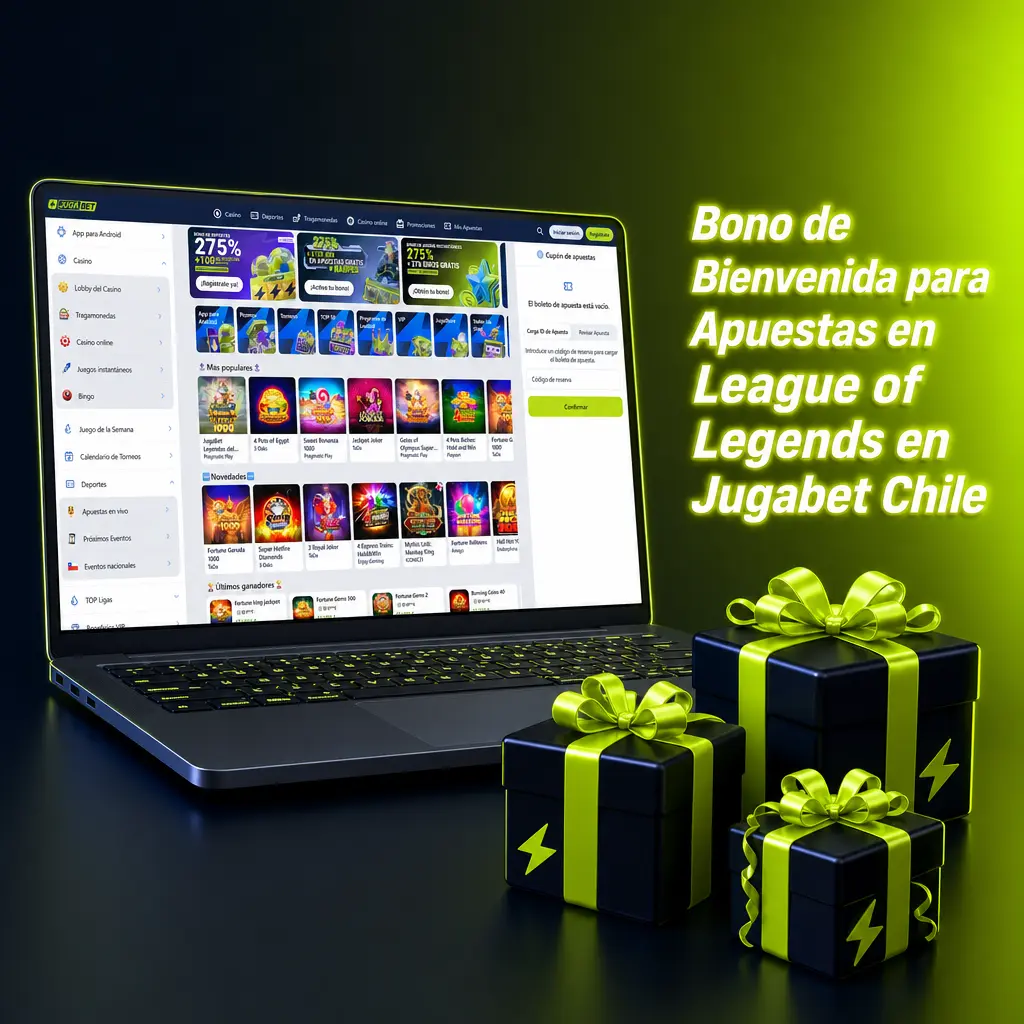Bono de bienvenida 20% para apostar en League of Legends disponible en Jugabet Chile