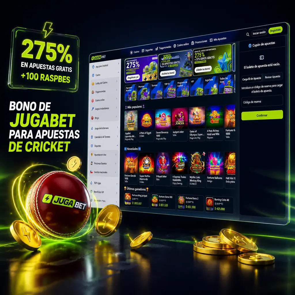 Bono de bienvenida Jugabet: 20% extra por depósito para apostar en cricket, IPL, Copa Mundial ICC y Big Bash League