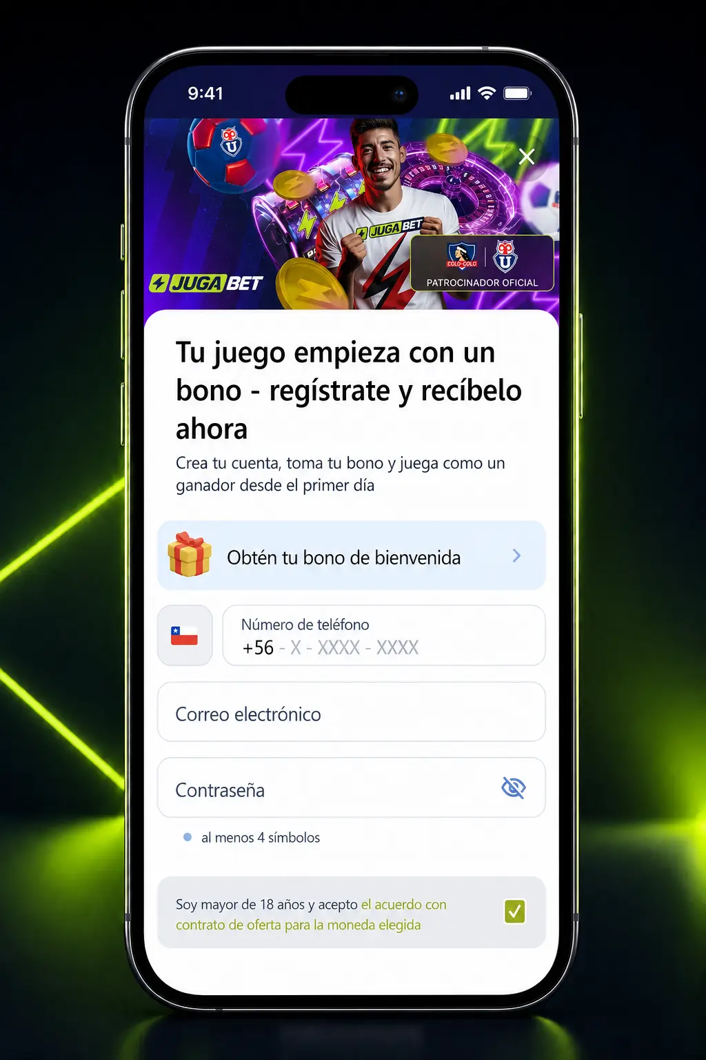 Guía paso a paso para registrarte, depositar y apostar en bandy dentro de la app y sitio web de Jugabet.