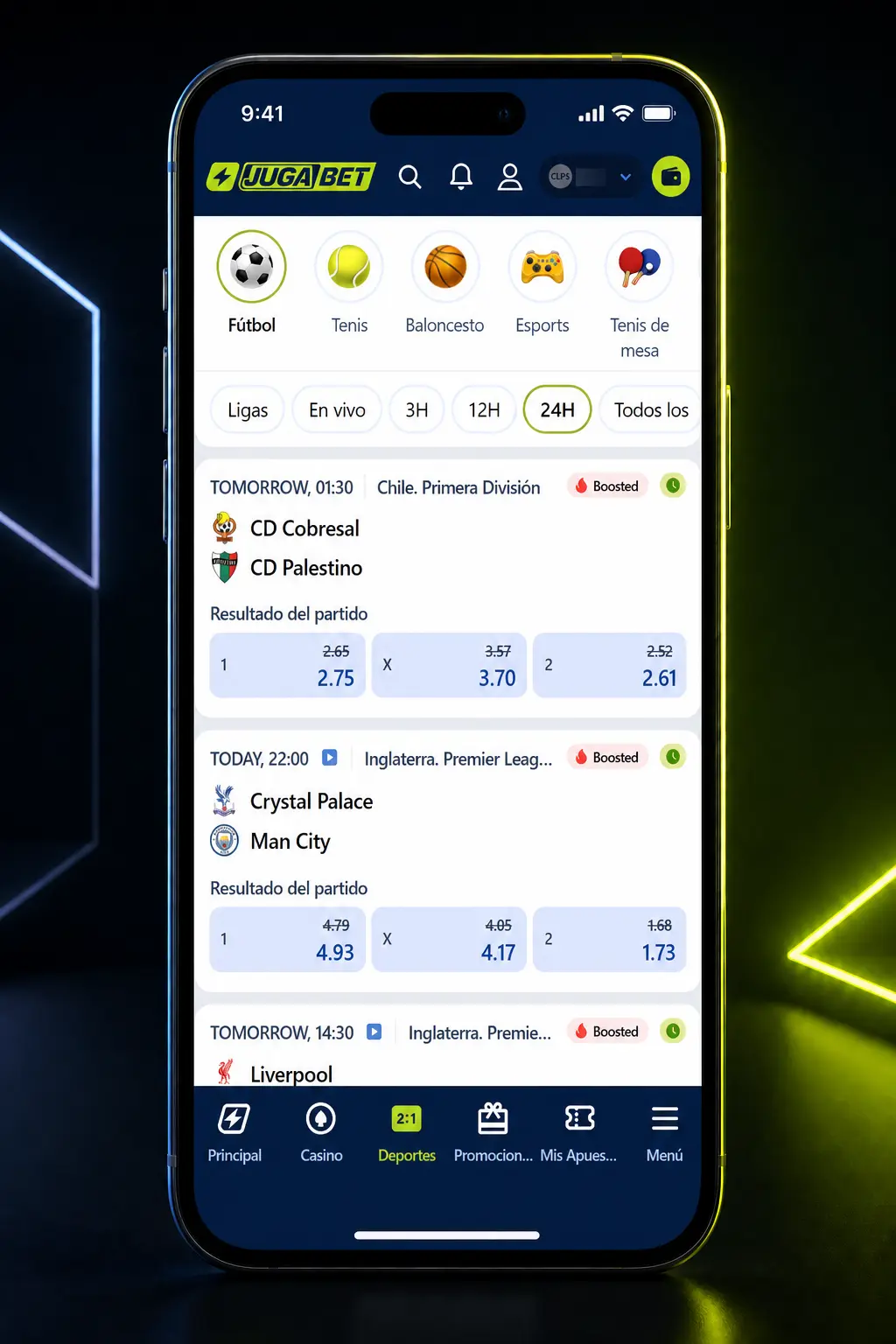 Guía paso a paso para apostar en eBasketball en Jugabet: registro, depósito y selección de partido en la app.
