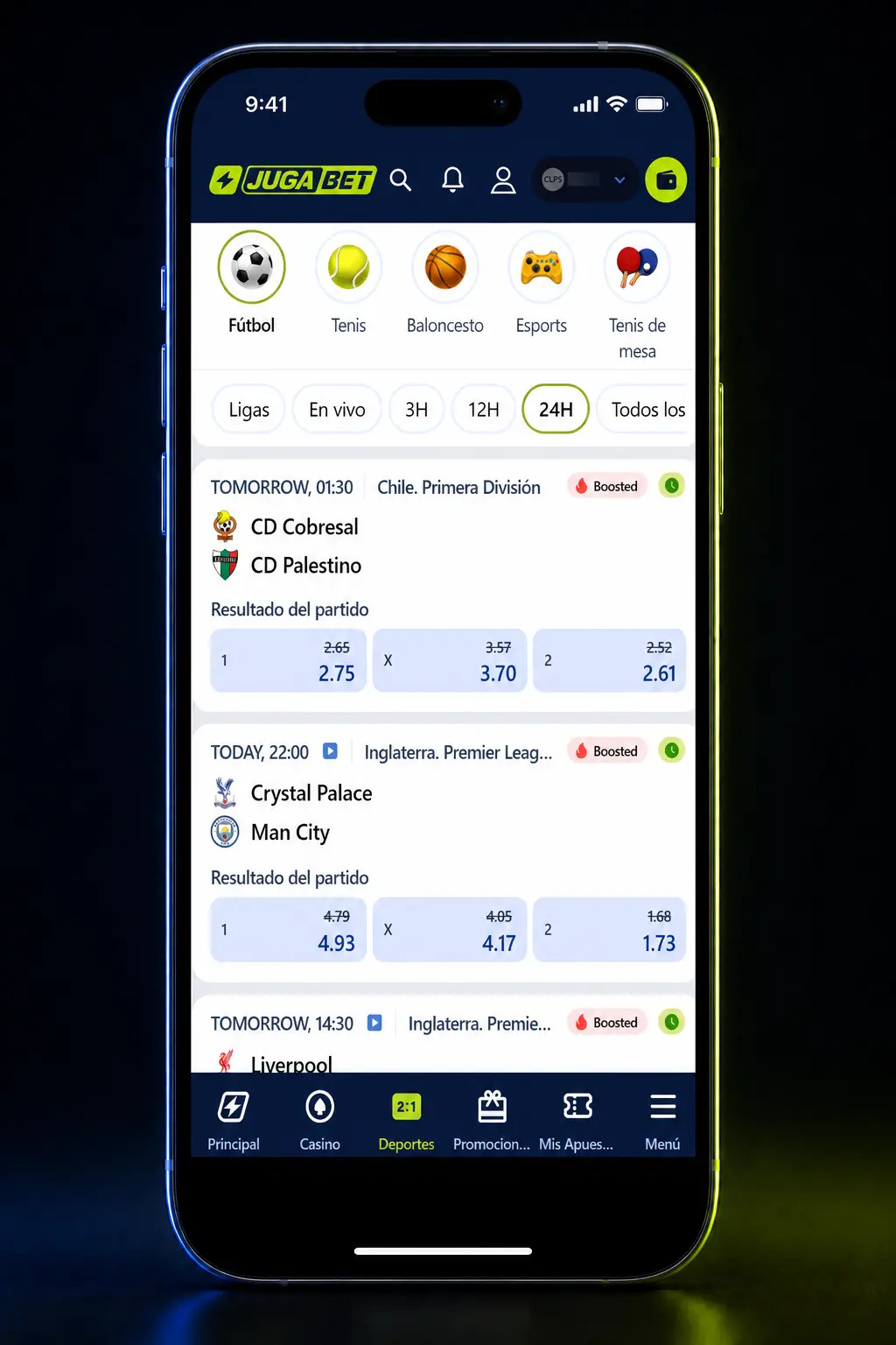 Guía paso a paso para apostar en fútbol americano en Jugabet: registro, depósito, selección de mercado NFL y confirmación de apuesta.