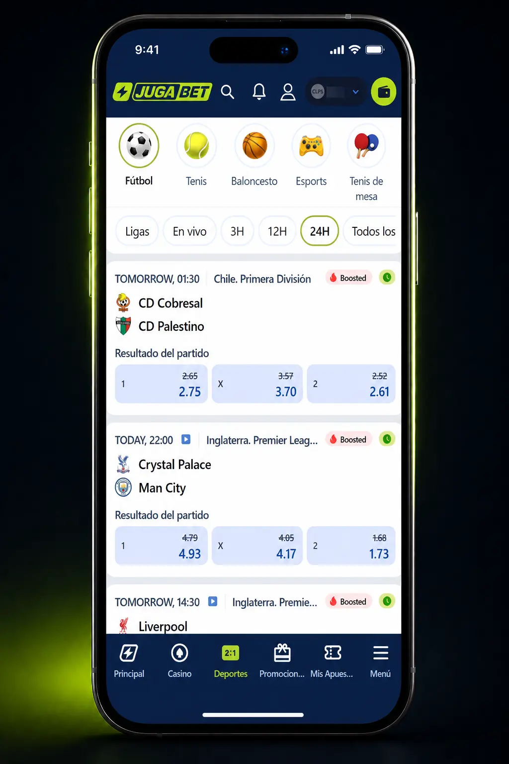 Guía paso a paso para apostar en rugby en Jugabet desde la app móvil o sitio web en Chile