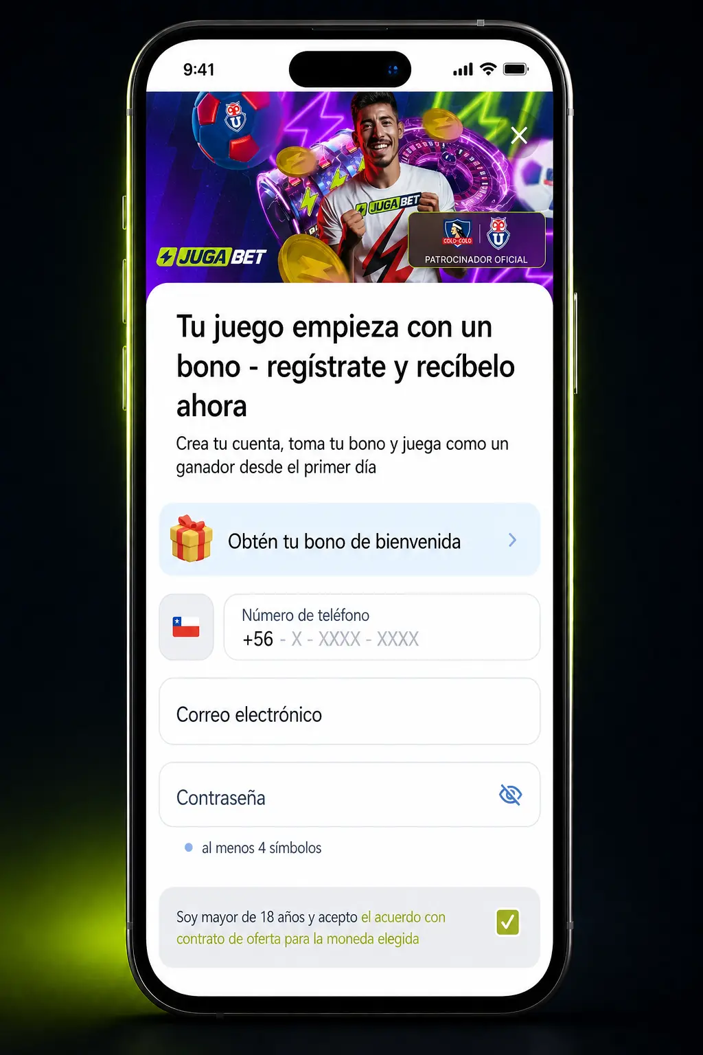 Pasos para apostar en rugby en Jugabet: regístrate, deposita, elige el torneo y confirma tu apuesta en la app.