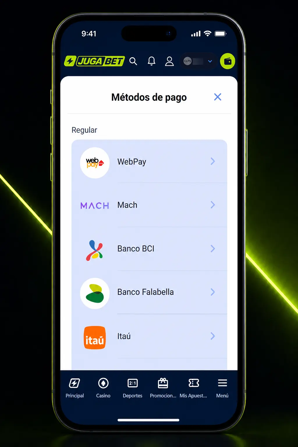 Guía paso a paso para apostar en snooker en Jugabet: registro, depósito y selección de mercados en la app.