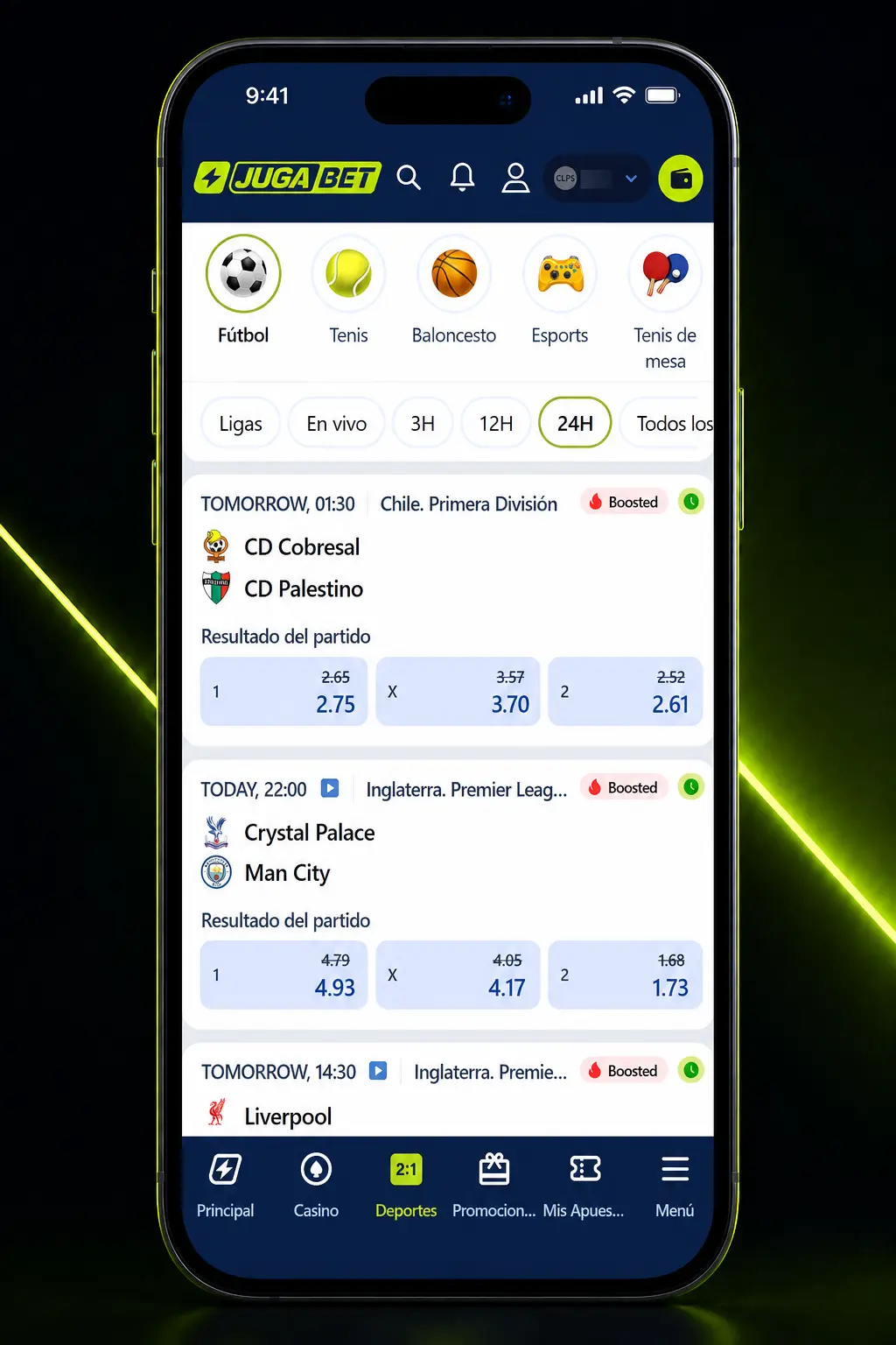 Guía paso a paso para apostar en snooker en Jugabet: registro, depósito y selección de mercados en la app móvil.