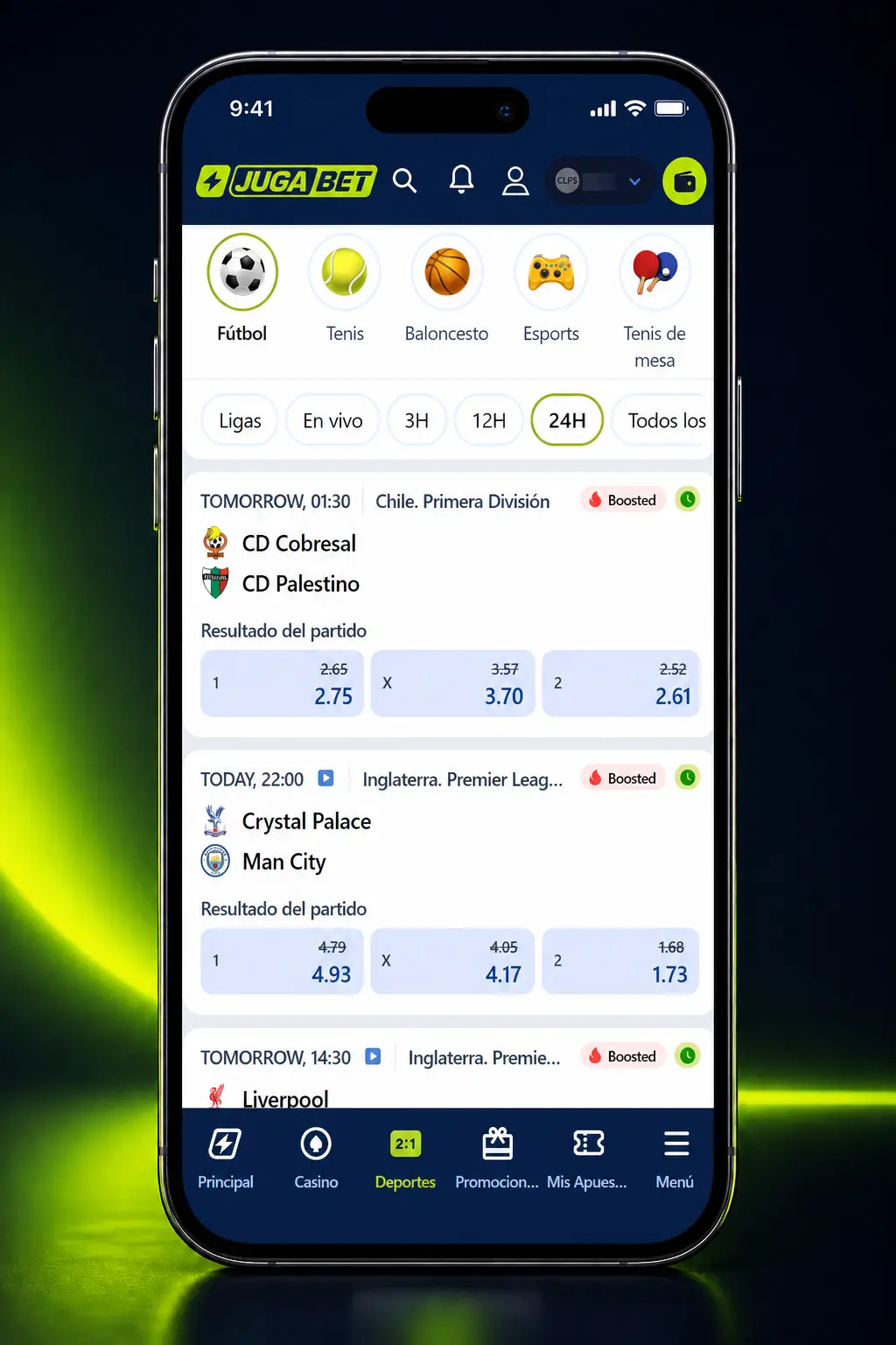 Guía paso a paso para apostar en Valorant en Jugabet, mostrando registro, depósito y selección de mercados de esports.