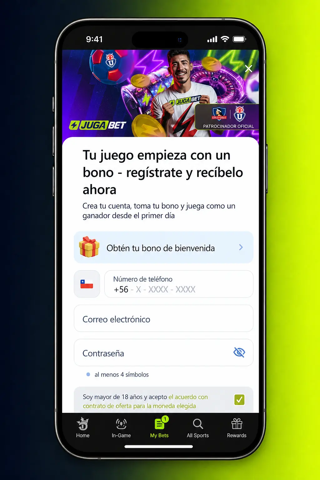Pasos para depositar en Jugabet desde Chile usando WebPay, Mach, AstroPay, USDT o transferencia bancaria.