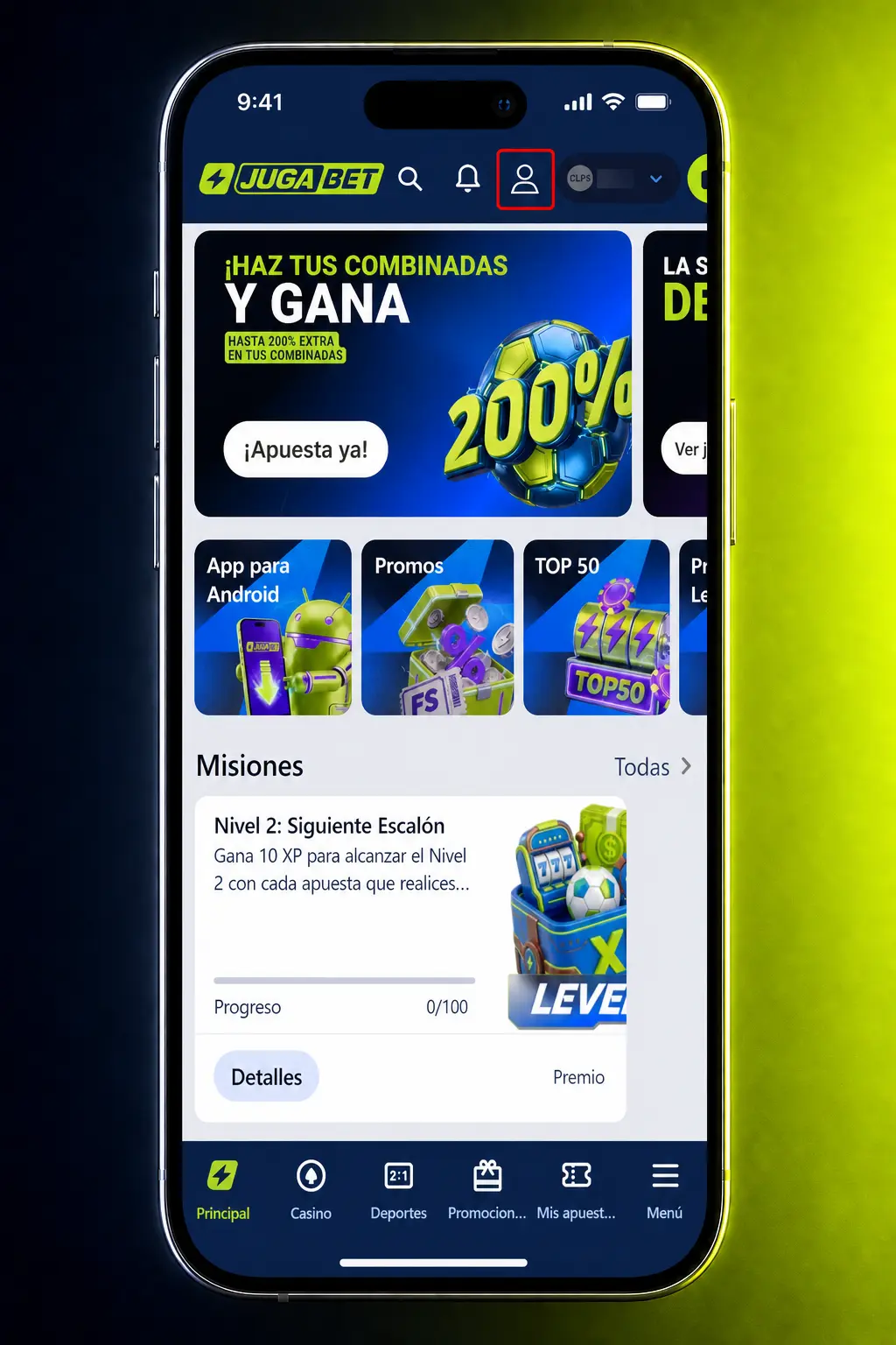 Pasos para verificar tu cuenta en Jugabet: sube tu cédula y comprobante de domicilio para activar tu perfil.