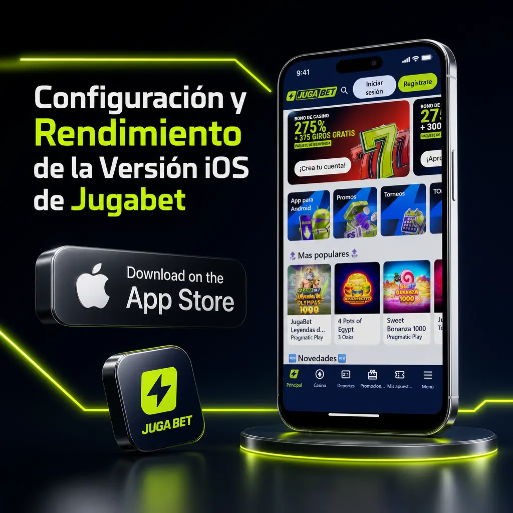 Acceso directo de Jugabet en pantalla de inicio de iPhone instalado mediante Safari para iOS
