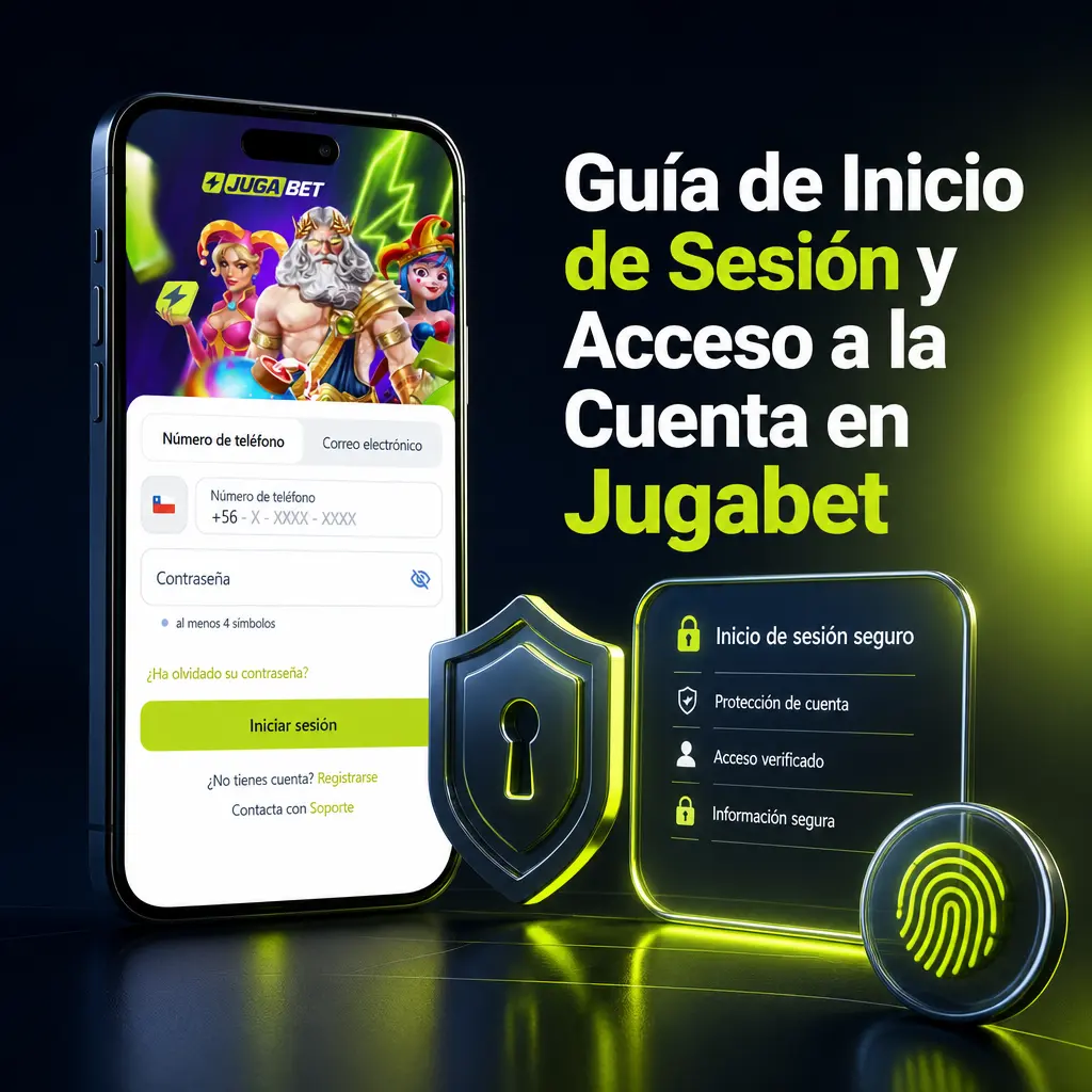 Panel de acceso a la cuenta Jugabet mostrando saldo, historial de apuestas y bonos activos