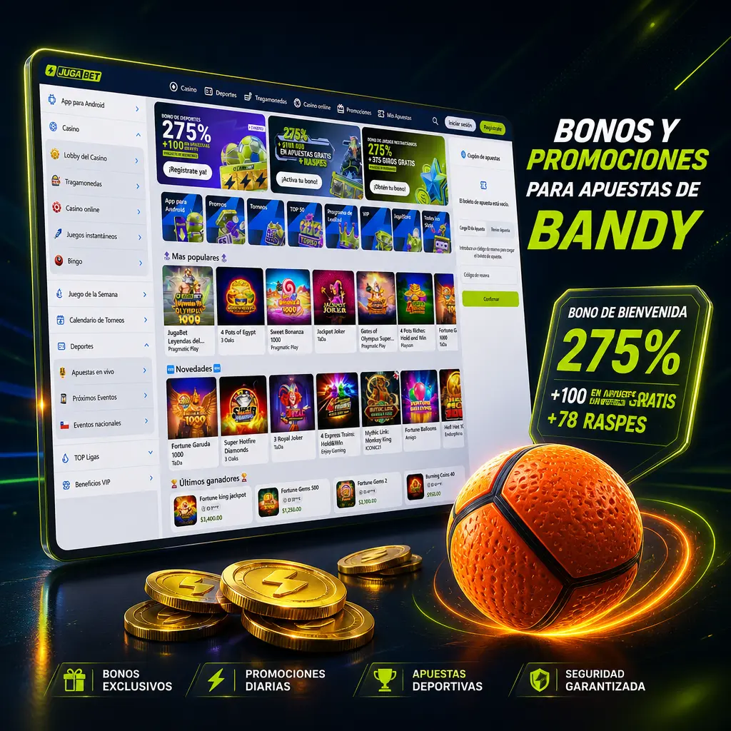 Bono de bienvenida Jugabet: 20% extra en tu primer depósito para apostar en bandy, más promociones y cuotas mejoradas.