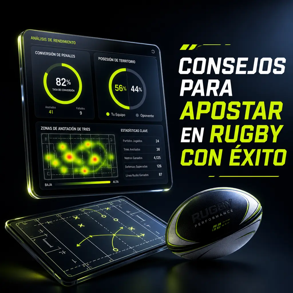 Consejos clave para apostar en rugby: scrum, pateadores, clima, tarjetas y gestión de bankroll.