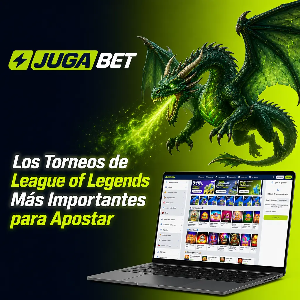 Torneos de League of Legends para apostar en Jugabet: Worlds, MSI, EWC, LCK, LPL y LEC 2026.