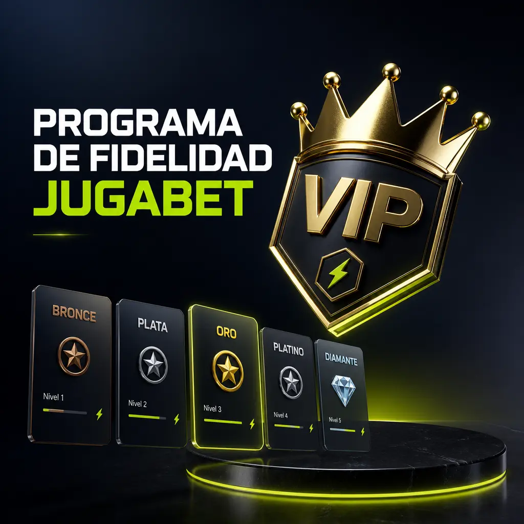 Programa de Fidelidad Jugabet: niveles Bronce a Diamante con cashback, giros gratis y beneficios VIP según puntos acumulados.