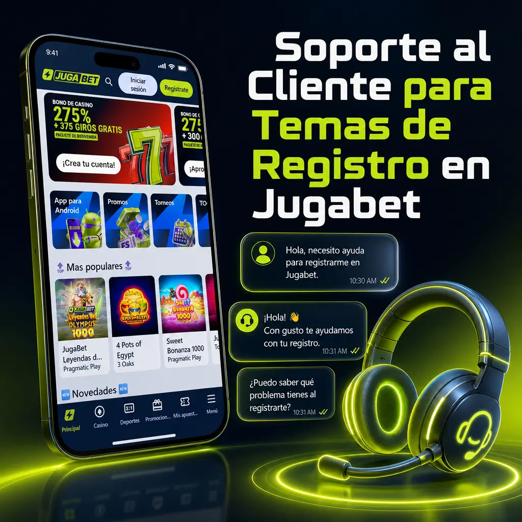 Soporte al cliente Jugabet Chile: chat en vivo, correo, WhatsApp y FAQ para resolver dudas de registro 24/7