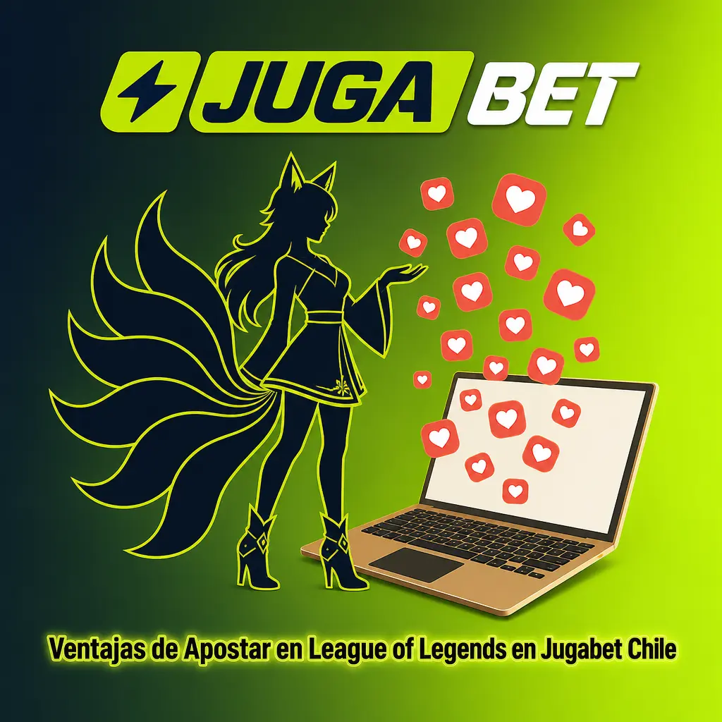 Ventajas de apostar en League of Legends en Jugabet Chile: bono de bienvenida, cuotas competitivas y pagos locales.